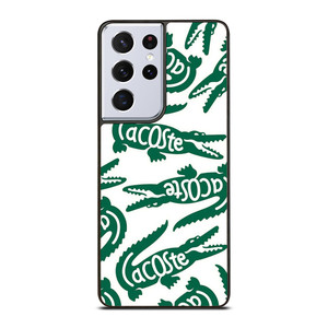 LACOSTE PATTERN Samsung Galaxy S21 Ultra Case Cover LACOSTE PATTERN Samsung Galaxy S21 Ultra Case Cover