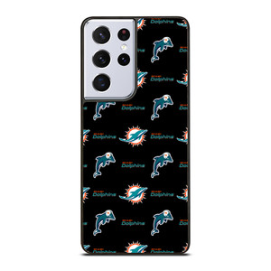 MIAMI DOLPHINS FOOTBALL PATTERN Samsung Galaxy S21 Ultra Case Cover