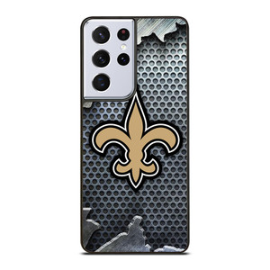 NEW ORLEANS SAINTS BROKEN METAL Samsung Galaxy S21 Ultra Case Cover