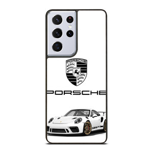 PORSCHE GT3 RS WHITE Samsung Galaxy S21 Ultra Case Cover