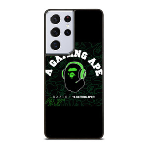 RAZER X BAPE A GAMING APE Samsung Galaxy S21 Ultra Case Cover