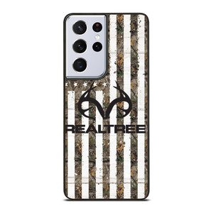 REALTREE AMERICAN FLAG LOGO Samsung Galaxy S21 Ultra Case Cover