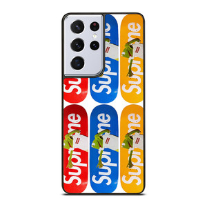 SUPREME SKATEBOARDS KERMIT FROG Samsung Galaxy S21 Ultra Case Cover SUPREME SKATEBOARDS KERMIT FROG Samsung Galaxy S21 Ultra Case Cover