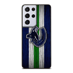 VANCOUVER CANUCKS WOODEN LOGO Samsung Galaxy S21 Ultra Case Cover