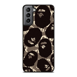 A BATHING APE SUPREME BLACK Samsung Galaxy S21 Plus Case Cover