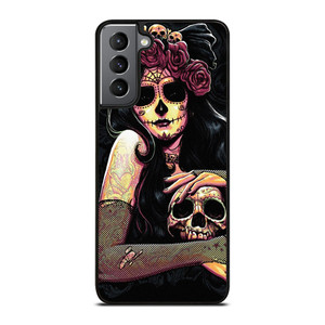 DIA DE LOS MUERTOS ART Samsung Galaxy S21 Plus Case Cover