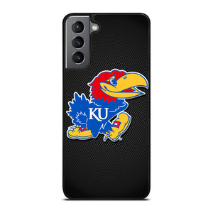KANSAS JAYHAWKS LOGO CARBON Samsung Galaxy S21 Plus Case Cover