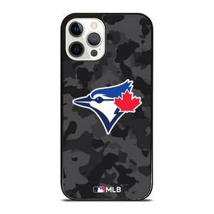 TORONTO BLUE JAYS BASEBALL BLACK CAMO iPhone 12 Pro Case Cover TORONTO BLUE JAYS BASEBALL BLACK CAMO iPhone 12 Pro Case Cover
