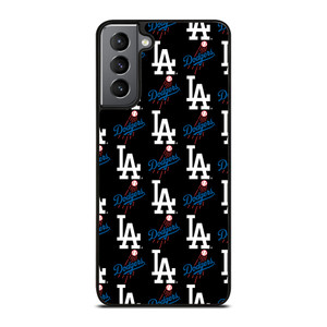LOS ANGELES DODGERS BASEBALL PATTERN Samsung Galaxy S21 Plus Case Cover