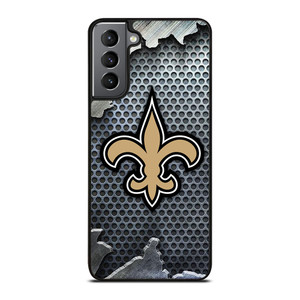 NEW ORLEANS SAINTS BROKEN METAL Samsung Galaxy S21 Plus Case Cover NEW ORLEANS SAINTS BROKEN METAL Samsung Galaxy S21 Plus Case Cover