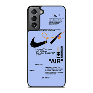 NIKE AIR OFF WHITE TARO Samsung Galaxy S21 Plus Case Cover