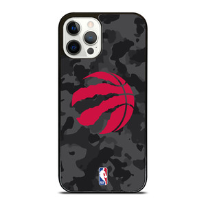 TORONTO RAPTORS BLACK CAMO iPhone 12 Pro Case Cover