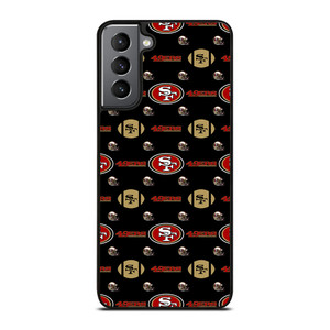 SAN FRANCISCO 49ERS FOOTBALL PATTERN Samsung Galaxy S21 Plus Case Cover