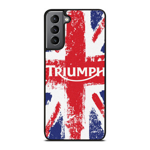 TRIUMPH MOTORCYCLES UNION JACK Samsung Galaxy S21 Plus Case Cover