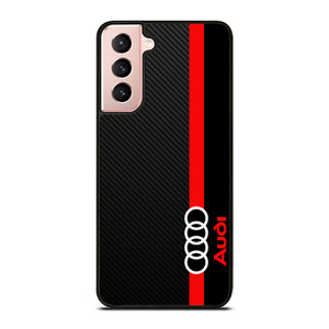 AUDI RED STRIPE LOGO Samsung Galaxy S21 Case Cover AUDI RED STRIPE LOGO Samsung Galaxy S21 Case Cover