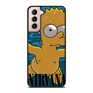 BART SIMPSONS NEVERMIND NIRVANA Samsung Galaxy S21 Case Cover