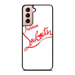 CHRISTIAN LOUBOUTIN WHITE Samsung Galaxy S21 Case Cover