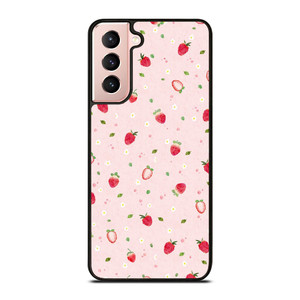 CUTE STRAWBERRY PATTERN Samsung Galaxy S21 Case Cover