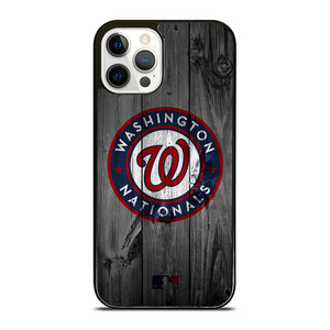 WASHINGTON NATIONALS BASEBALL MLB WOOD LOGO iPhone 12 Pro Case Cover
