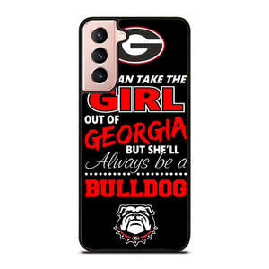 GEAORGIA BULLDOGS FOOTBALL GIRL Samsung Galaxy S21 Case Cover