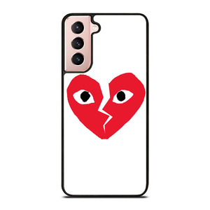 HEART BREAK COMME DES GARCONS Samsung Galaxy S21 Case Cover