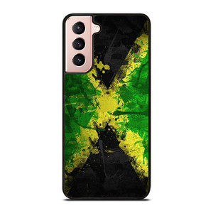JAMAICAN FLAG SPLASH Samsung Galaxy S21 Case Cover JAMAICAN FLAG SPLASH Samsung Galaxy S21 Case Cover