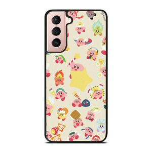 KIRBY CUTE PATTERN Samsung Galaxy S21 Case Cover