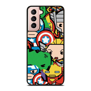 MARVEL COMIC CHARACTERS COLLAGE Samsung Galaxy S21 Case Cover