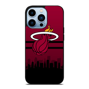 MIAMI HEATS NBA SKYLINE iPhone 13 Pro Max Case Cover