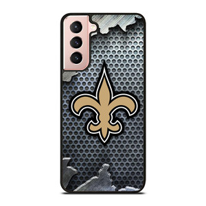 NEW ORLEANS SAINTS BROKEN METAL Samsung Galaxy S21 Case Cover