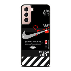 NIKE AIR JORDAN OFF WHITE STRIPES Samsung Galaxy S21 Case Cover