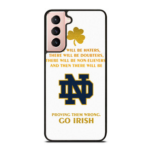 NOTRE DAME FIGHTING IRISH QUOTES Samsung Galaxy S21 Case Cover