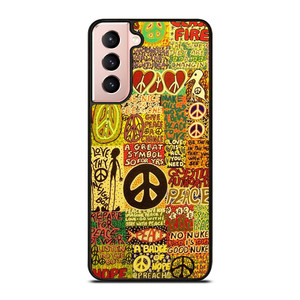 PEACE TAPESTRY PATTERN Samsung Galaxy S21 Case Cover