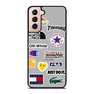 SKATEBOARD BRAND STICKER COLLAGE Samsung Galaxy S21 Case Cover