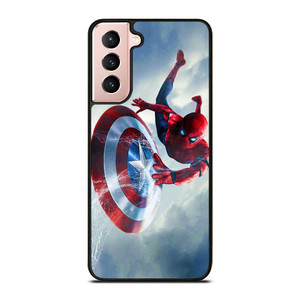 SPIDERMAN X CAPTAIN AMERICA Samsung Galaxy S21 Case Cover SPIDERMAN X CAPTAIN AMERICA Samsung Galaxy S21 Case Cover