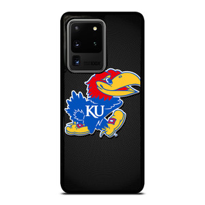 KANSAS JAYHAWKS LOGO CARBON Samsung Galaxy S20 Ultra Case Cover