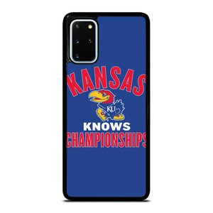 KANSAS JAYHAWKS BASKETBALL CHAMPIONS Samsung Galaxy S20 Plus Case Cover