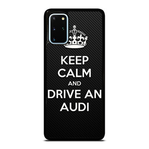 KEEP CALM AND DRIVE AUDI CARBON Samsung Galaxy S20 Plus Case Cover