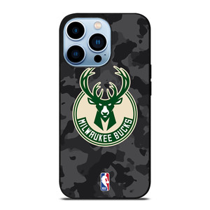 MILWAUKEE BUCKS BLACK CAMO iPhone 13 Pro Max Case Cover