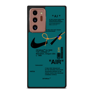 NIKE AIR OFF WHITE TOSCA Samsung Galaxy Note 20 Ultra Case Cover NIKE AIR OFF WHITE TOSCA Samsung Galaxy Note 20 Ultra Case Cover