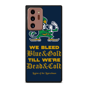 NOTRE DAME BLEED BLUE AND GOLD Samsung Galaxy Note 20 Ultra Case Cover NOTRE DAME BLEED BLUE AND GOLD Samsung Galaxy Note 20 Ultra Case Cover