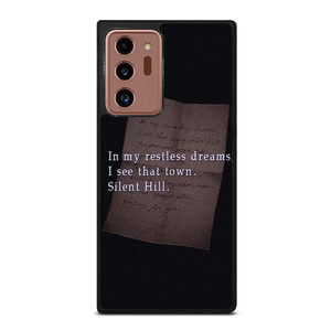 SILENT HILL GAMES LETTER Samsung Galaxy Note 20 Ultra Case Cover SILENT HILL GAMES LETTER Samsung Galaxy Note 20 Ultra Case Cover