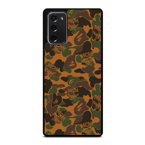 BAPE X MCM WORLDWIDE Samsung Galaxy Note 20 Case Cover