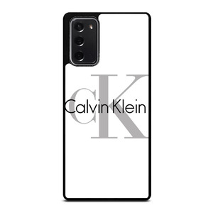 CALVIN KLEIN WHITE LOGO Samsung Galaxy Note 20 Case Cover