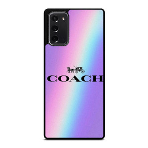 COACH NEW YORK VINTAGE RAINBOW Samsung Galaxy Note 20 Case Cover COACH NEW YORK VINTAGE RAINBOW Samsung Galaxy Note 20 Case Cover