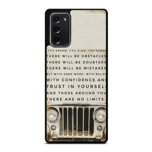 JEEP FUNNY QUOTES Samsung Galaxy Note 20 Case Cover