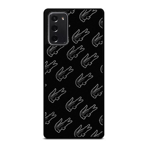 LACOSTE BLACK WHITE Samsung Galaxy Note 20 Case Cover