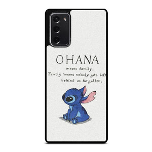 LILO AND STITCH OHANA Samsung Galaxy Note 20 Case Cover LILO AND STITCH OHANA Samsung Galaxy Note 20 Case Cover