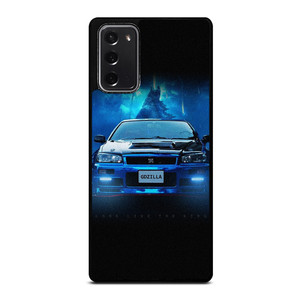 NISSAN GTR GODZILLA BLUE Samsung Galaxy Note 20 Case Cover NISSAN GTR GODZILLA BLUE Samsung Galaxy Note 20 Case Cover