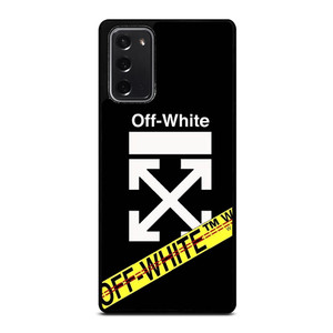 OFF WHITE YELLOW LABEL Samsung Galaxy Note 20 Case Cover